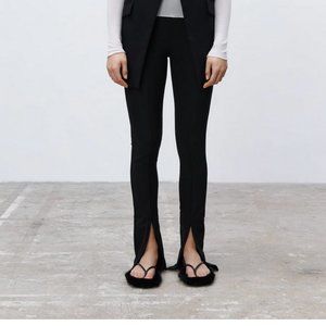 NWOT Zara Split Hem Pants
